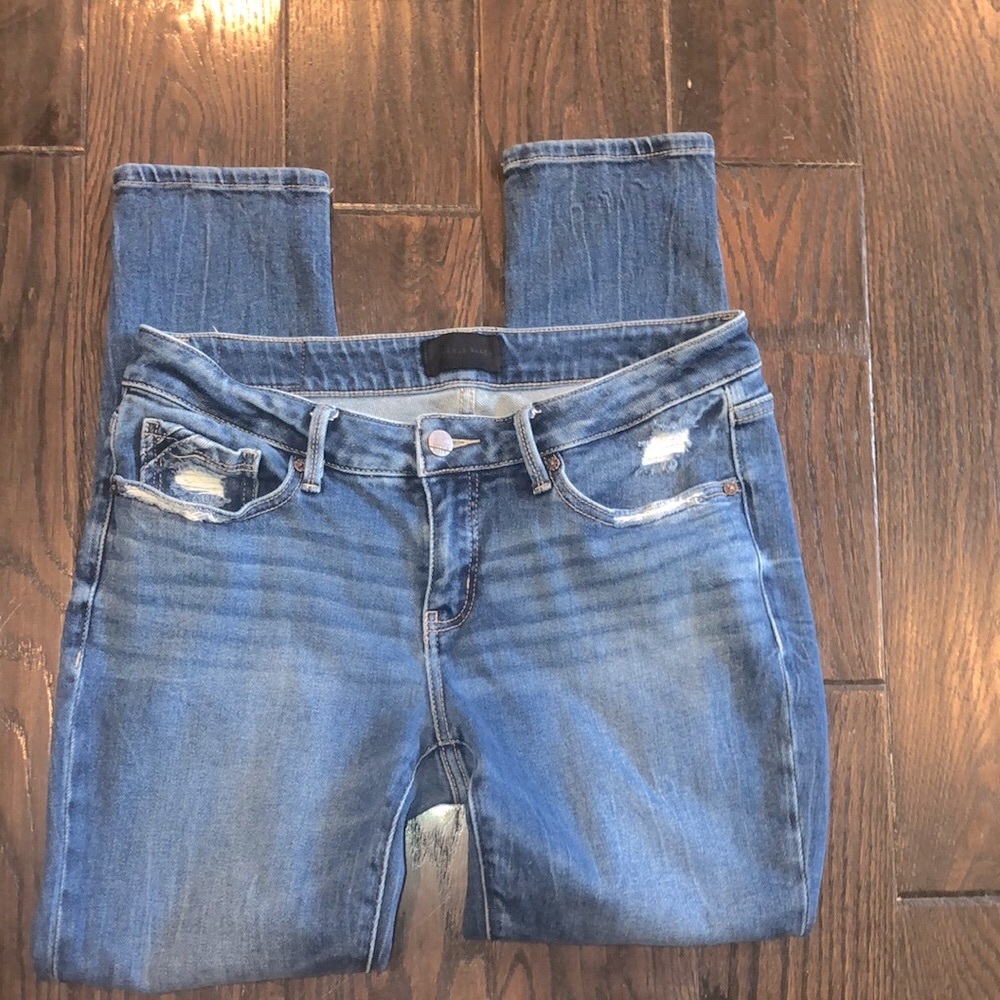 Buckle black jeans ankle skinny size 30x27 distressed